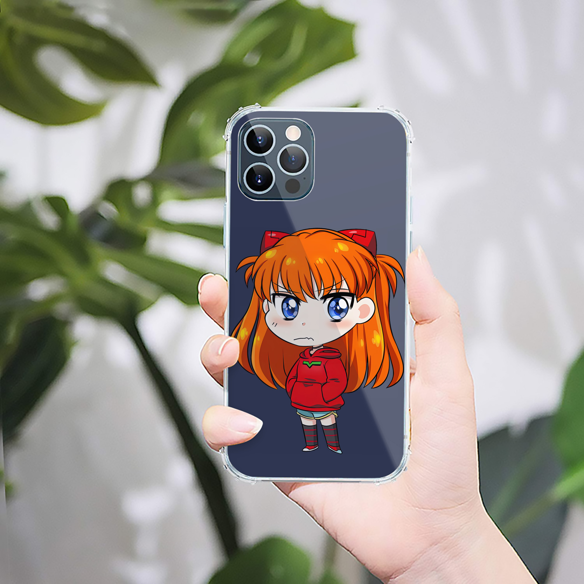 （画像用） EVA 新世紀エヴァンゲリオン 【iPhone 12シリーズ対応】透明スマホケース（クリアソフトケース）